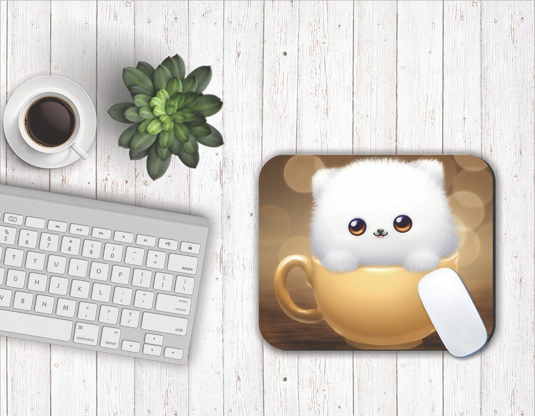 Fantaboy Cute Cat Print Mouse Pad